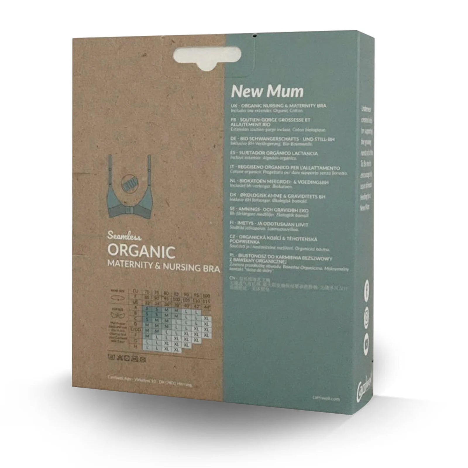 Carriwell Organic Maternity & Nursing Bra - Natural White - ebebek - Black Friday