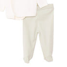 HelloBaby Newborn Baby Top - Hat - Footed Bottom - Ecru - ebebek - Black Friday