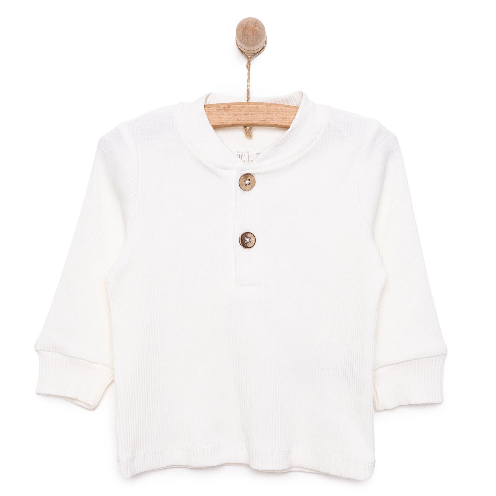 HelloBaby Newborn Baby Boy Sweatshit - Ecru - ebebek - Black Friday