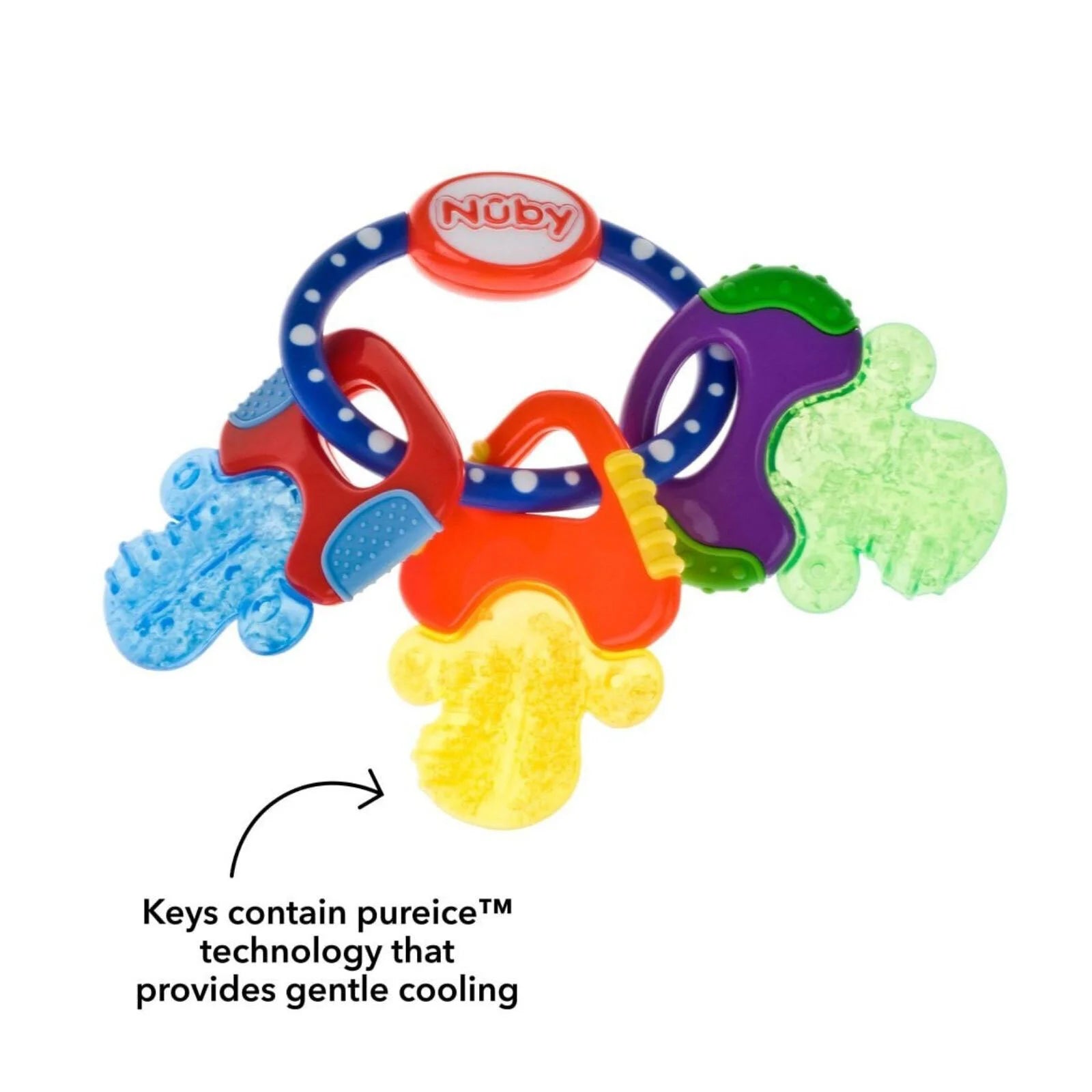 Nuby Icy Bite Keys Teether Toy - ebebek - Black Friday