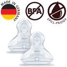 NUK First Choice+ Silicone Teats Small Feed Hole 0 - 6 months - ebebek - Black Friday