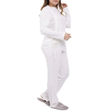 Baby Mom Mother Pyjama Set Crew Neck Full Length Long Sleeve - Ecru Ecru - ebebek
