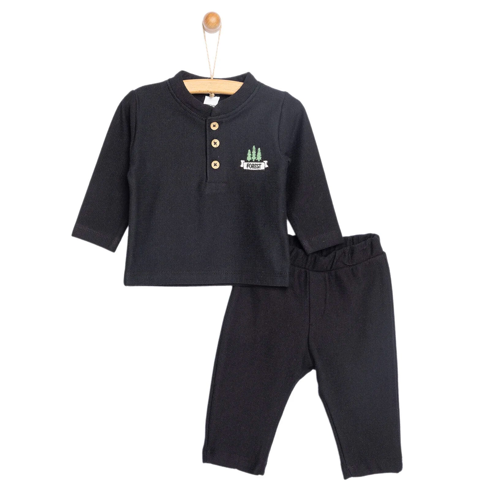 Krenn Basic Jogging Set - Black - ebebek - Black Friday