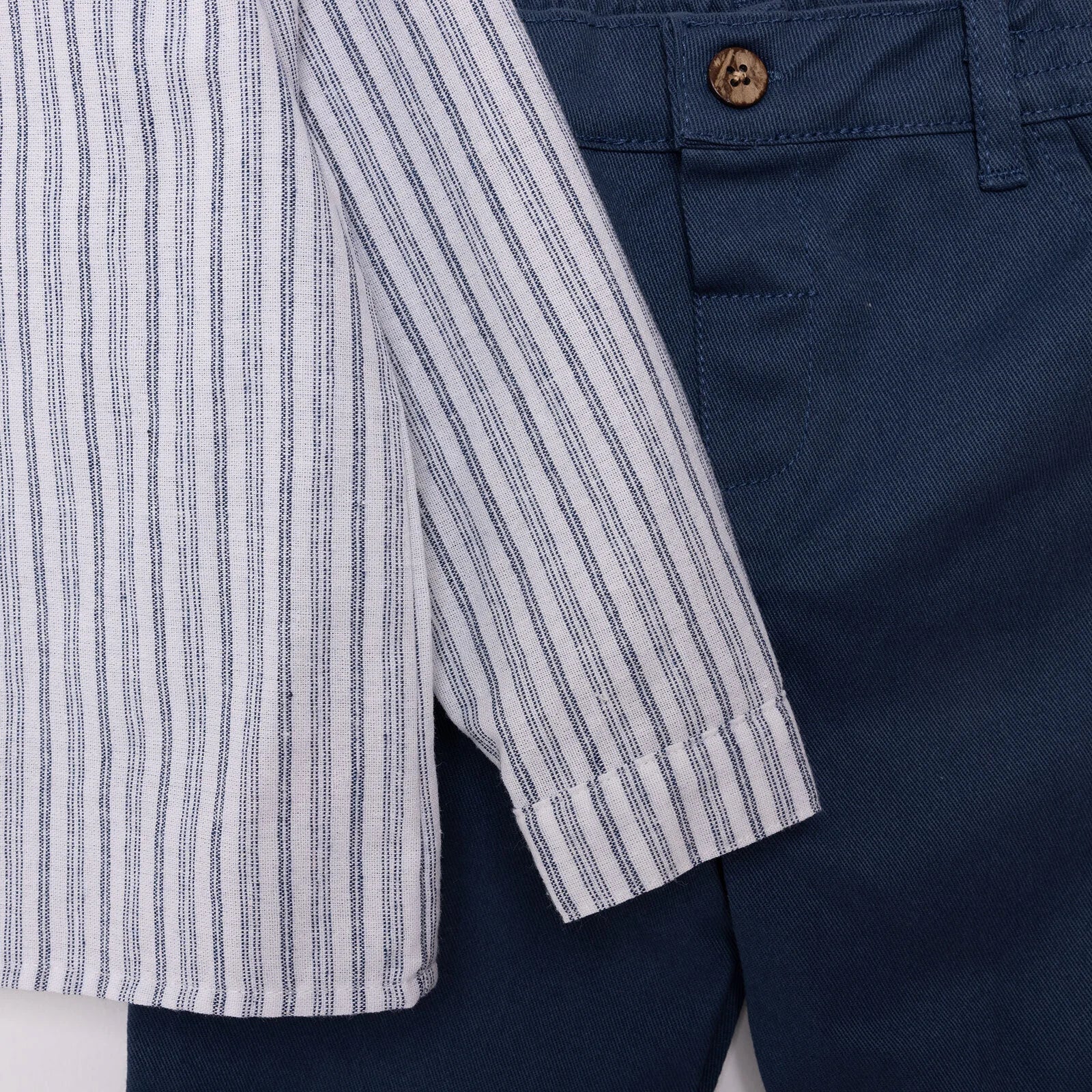 HelloBaby Baby Boy Shirt - Leggings - Ecru - ebebek - Black Friday