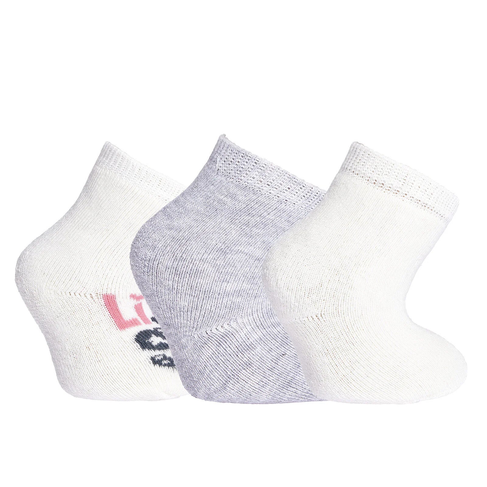 HelloBaby Baby Girl Chenille Socks 3 Pcs - White - ebebek - Black Friday