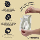 Vital Baby Nurture Easy Pour Breast Milk Storage Bags 30 pcs - ebebek - Black Friday