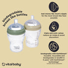 Vital Baby Nurture Breast Like Bottle 240ml Pack of 2 - ebebek - Black Friday