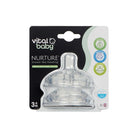 Vital Baby Nurture Breast Like Feeding Teat Medium Flow Pack of 2 - ebebek - Black Friday
