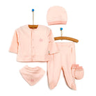 Bebbek Organic 5 Pcs Newborn Gift Starter Set - Light Pink - ebebek - Black Friday