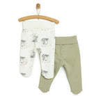 Tiffany 2 Piece Footed Bottom - Green - ebebek - Black Friday