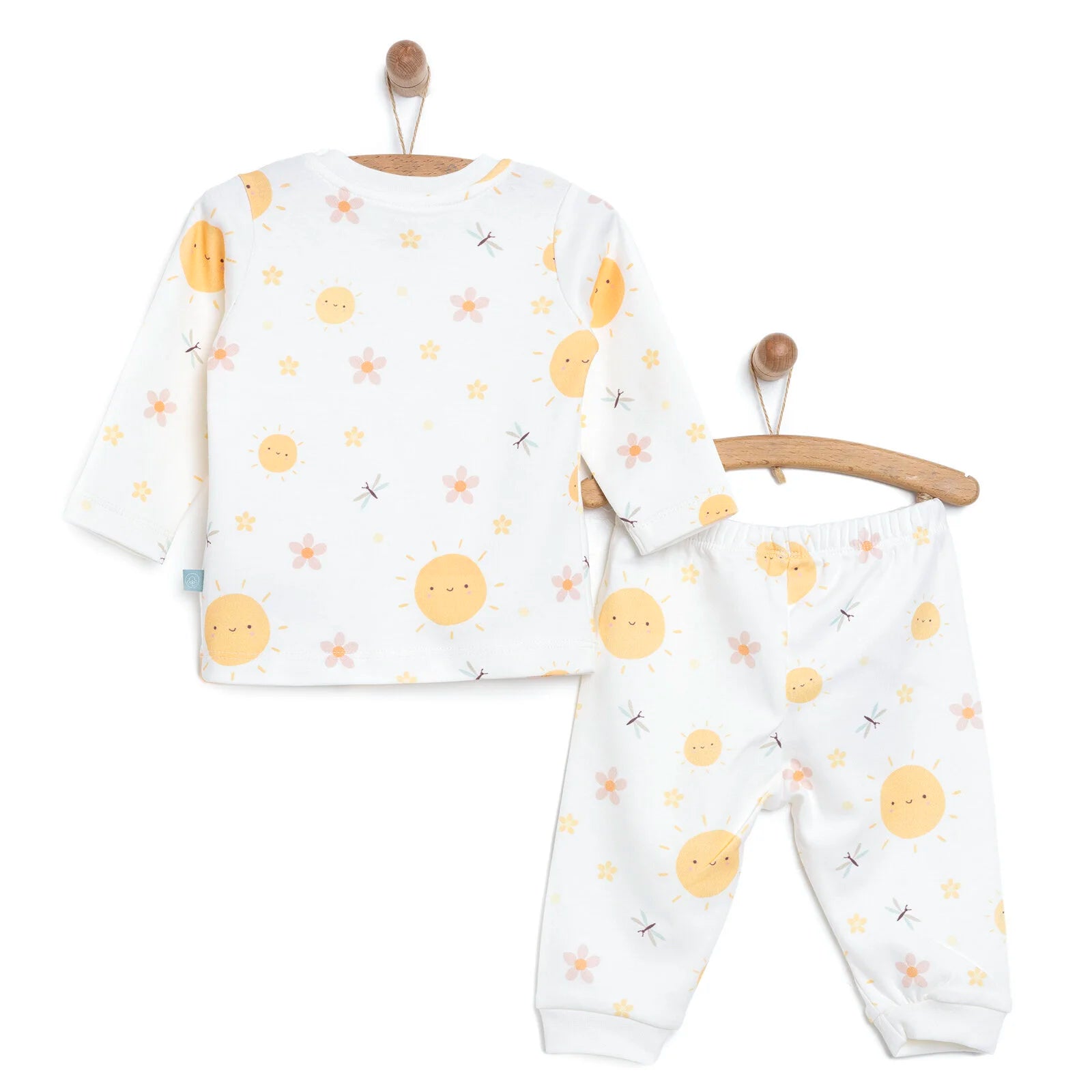 Pambuliq Baby Girl Long Sleeve Pyjamas Set - Light Yellow - ebebek - Black Friday