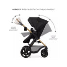 Kinderkraft Moov 2 3 - in - 1 Travel System - Black - ebebek - Black Friday