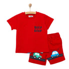 HelloBaby Cars&Roads Road Printed Boy Tshirt - Red - ebebek - Black Friday