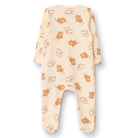 HelloBaby Newborn Footed Jumpsuit - Beige Printed - ebebek - Black Friday