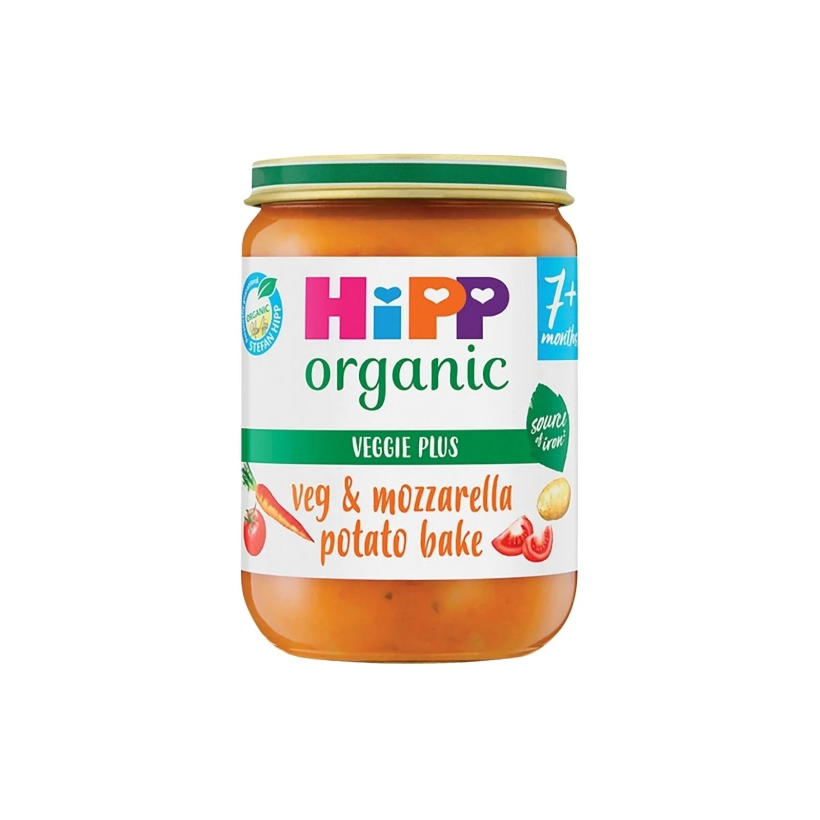 HiPP Organic Vegetables & Mozzarella Potato Bake Baby Food Jar 7+ months 190g - ebebek - Black Friday