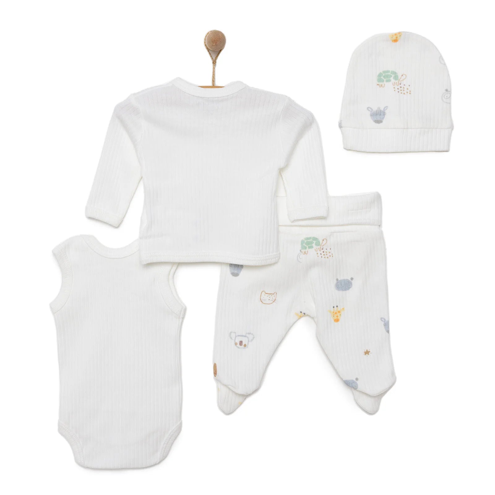 Tiffany Newborn Boy Premature Baby Set - Ecru - ebebek - Black Friday