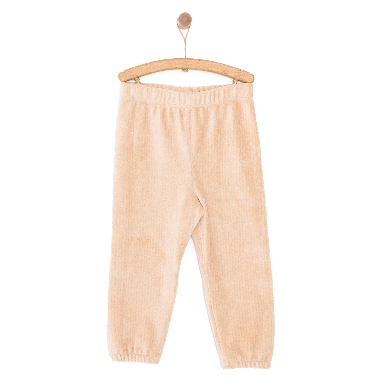 HelloBaby Basic Boy Velvet Joggers - Ecru - ebebek - Black Friday