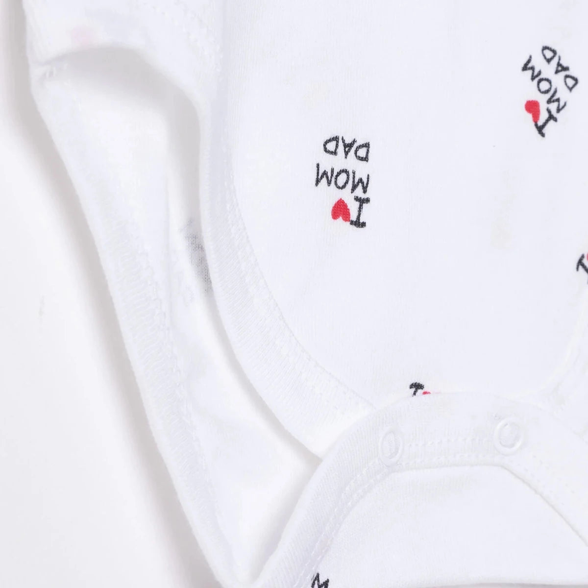 HelloBabyys Short - Sleevedysuit Envelope Neck Short Sleeve - Ecru Ecru - ebebek