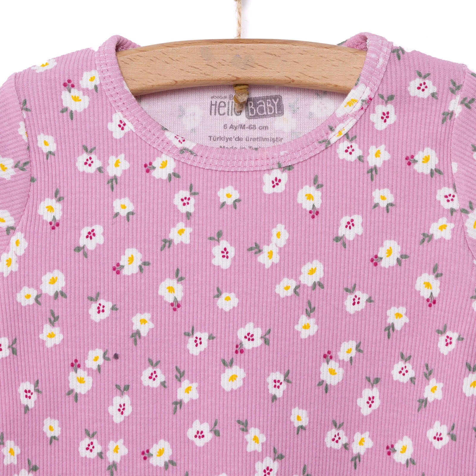 HelloBaby Girl Long Sleeve Pyjamas Set - Pink - ebebek - Black Friday