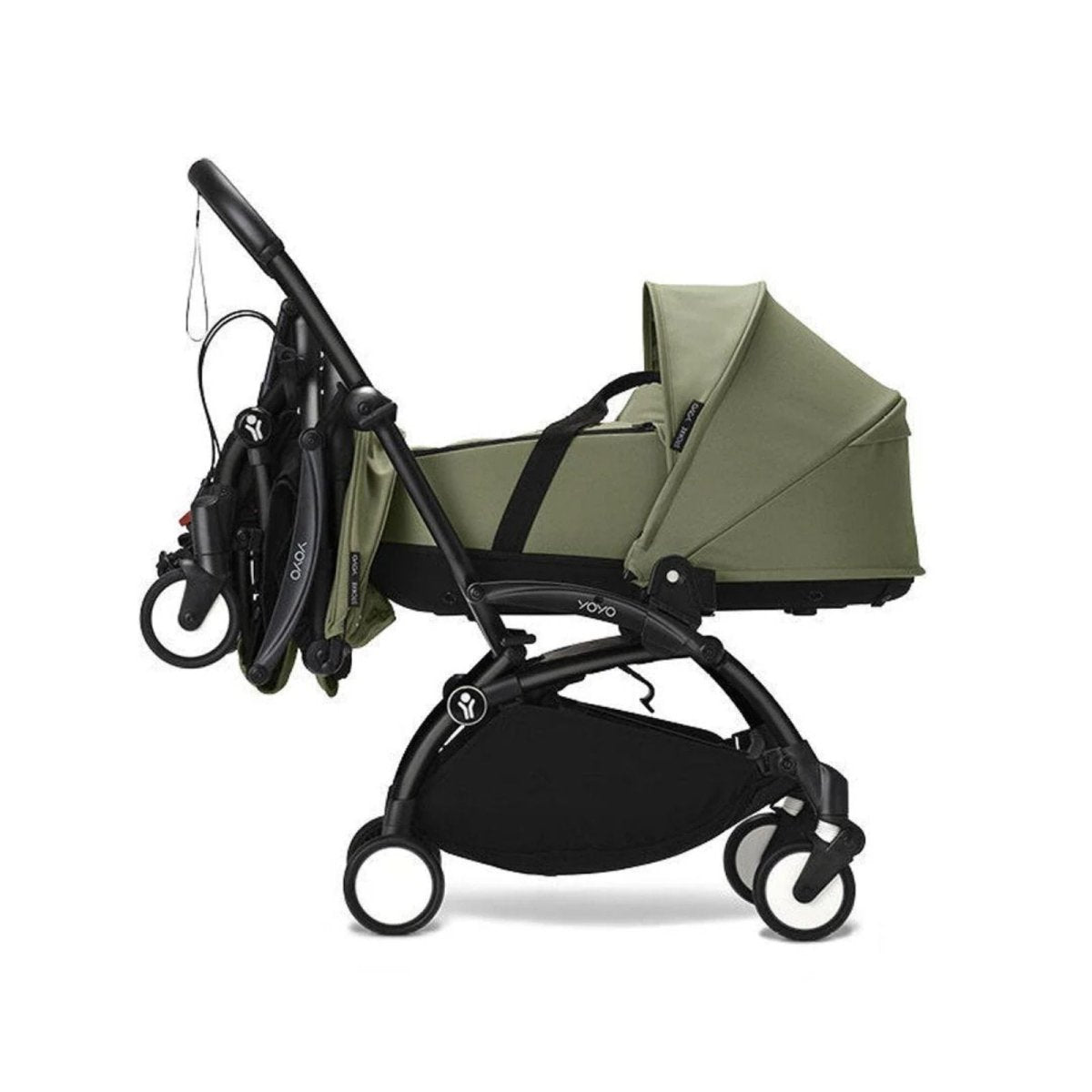 Stokke YOYO3 Stroller for Twins 0+ months - Olive Color Pack & Black Frame - ebebek