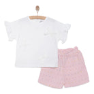 Bebetto Ponpon Team Girl Tshirt - Short - White - ebebek - Black Friday