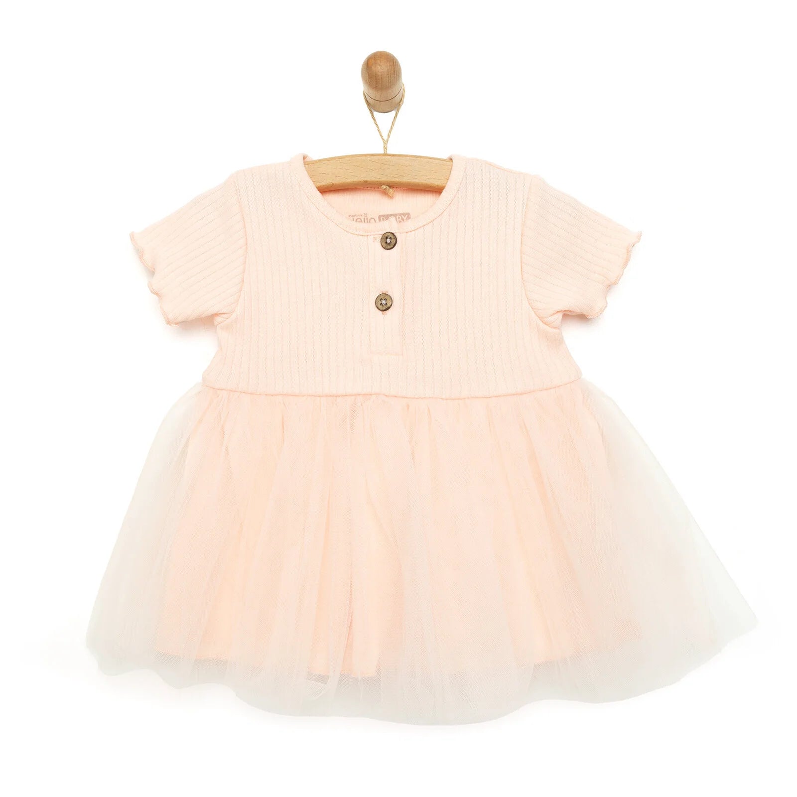 HelloBaby Newborn Girl Tutu Dress - Salmon - ebebek - Black Friday