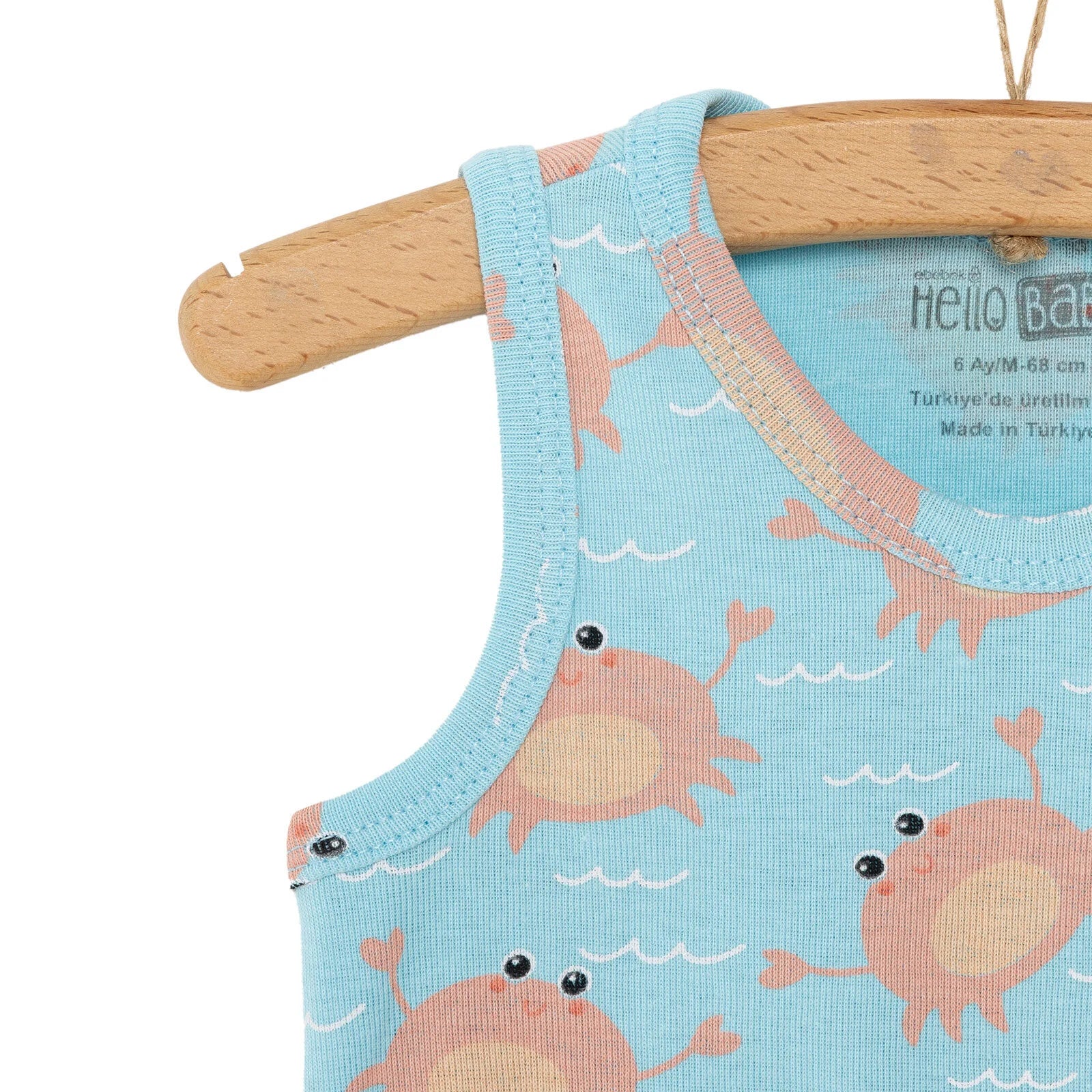 HelloBaby Baby Boy Athlete Bodysuit 2 Pcs - Light Blue - ebebek - Black Friday