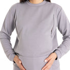baby mom Mom Maternity Sweatshirt - Grey - ebebek - Black Friday