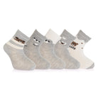 HelloBaby Baby Girl Socks 5 Pcs - Grey - ebebek - Black Friday
