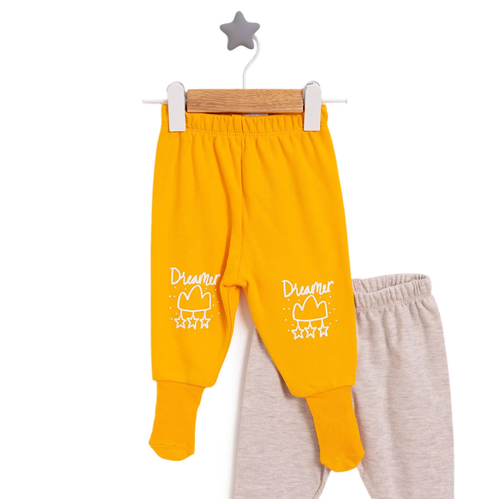 HelloBaby 2 - Pack Joggers with socks - Dark Yellow - ebebek - Black Friday