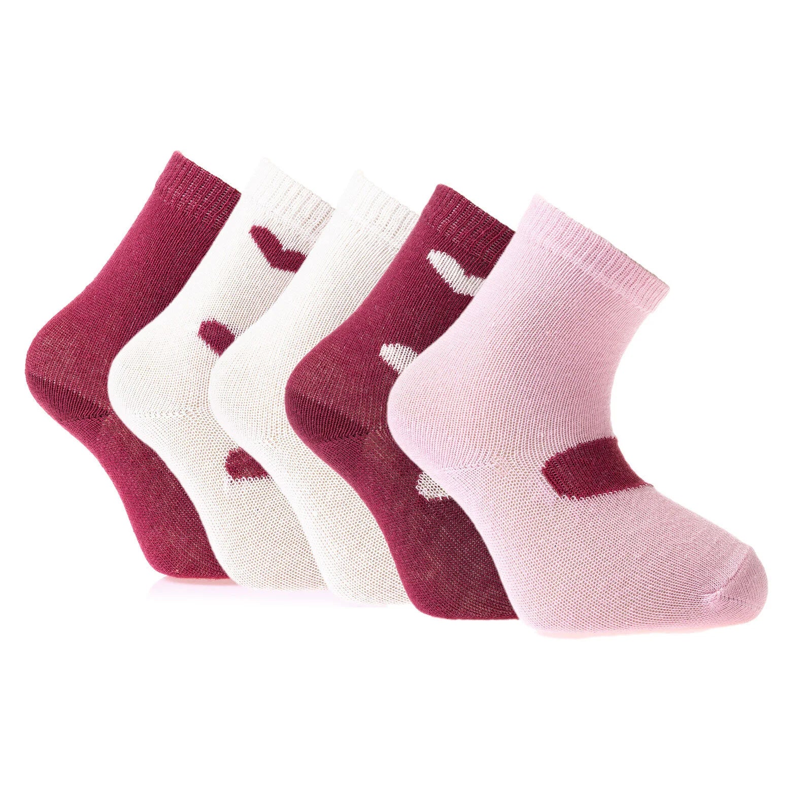 HelloBaby Baby Girl Pack of 5 Socks - Red - ebebek - Black Friday