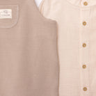 Cassiope Newborn Dungarees Set - Beige - ebebek - Black Friday