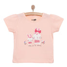 HelloBaby Basic Girl Rabbits Printed T-shirt - Salmon - ebebek - Black Friday
