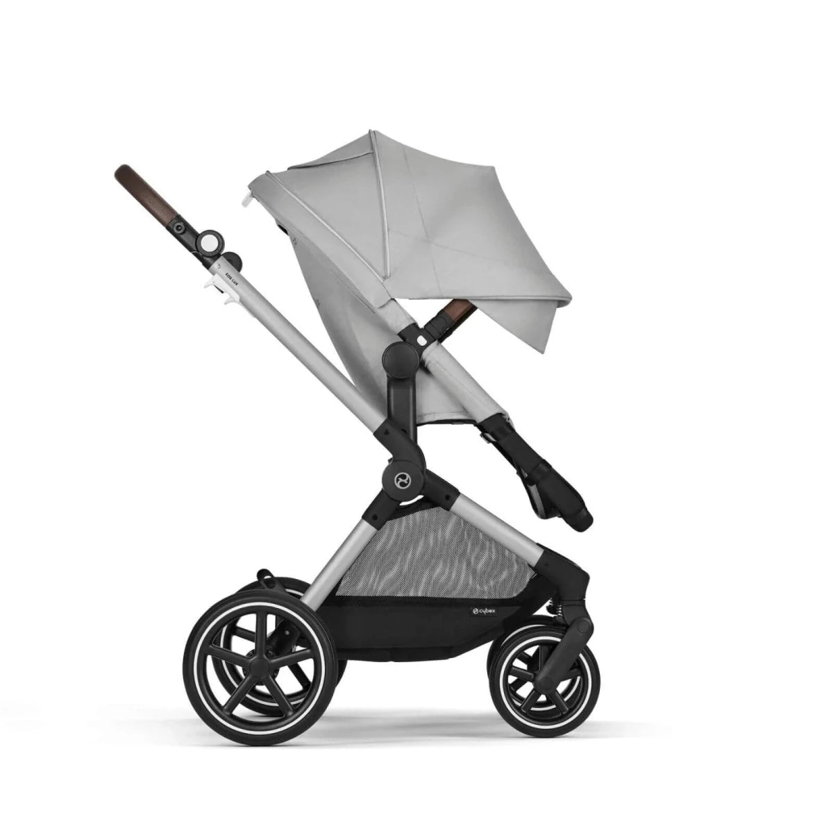 Cybex Eos Lux Silver 2 - in - 1 Pushchair - Lava Grey Lava Grey - ebebek