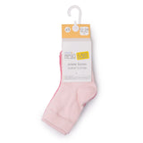 Baby Girl 3 - Pack Ankle Socks - Pink Pink - ebebek
