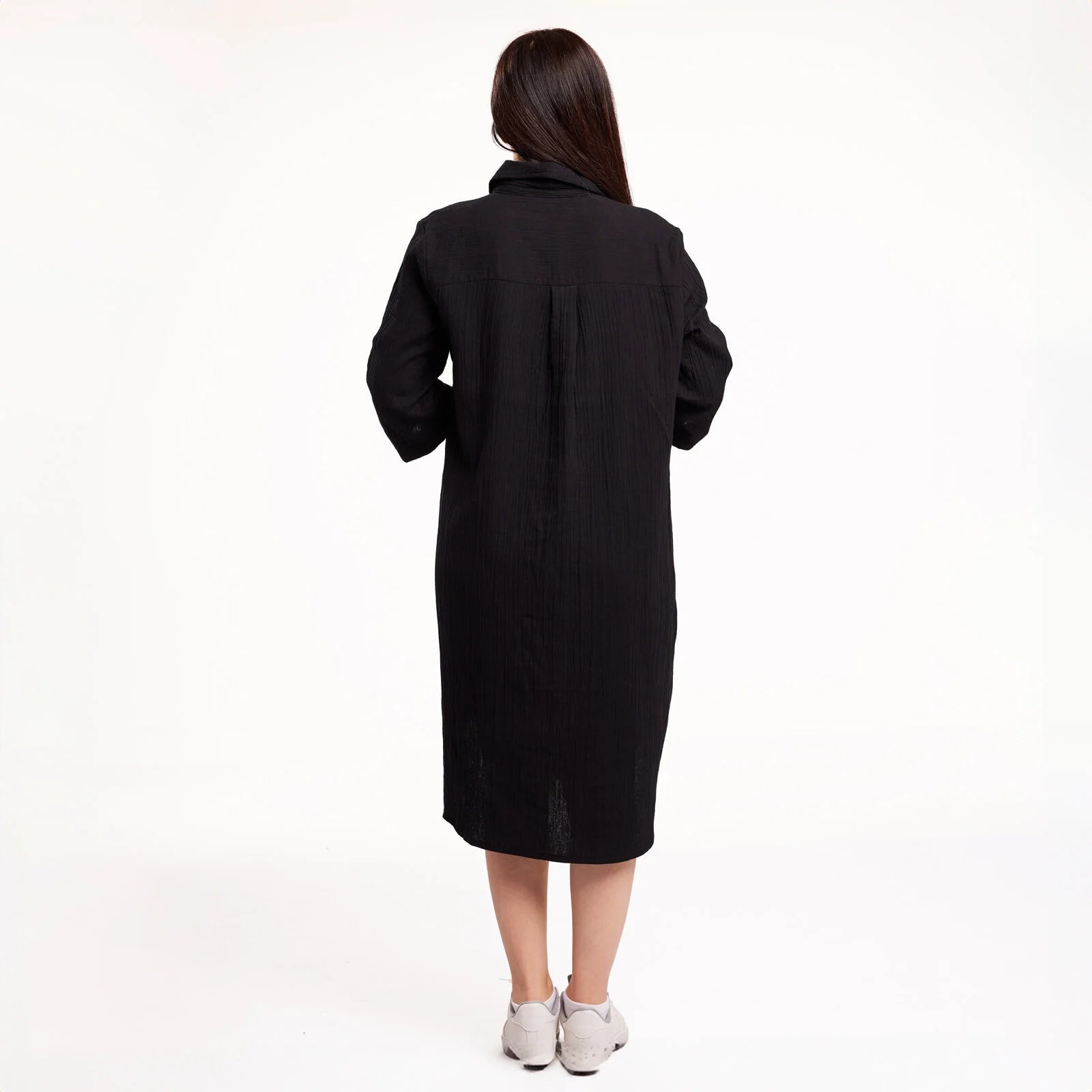 baby mom Muslin Maternity Dress - Black - ebebek - Black Friday