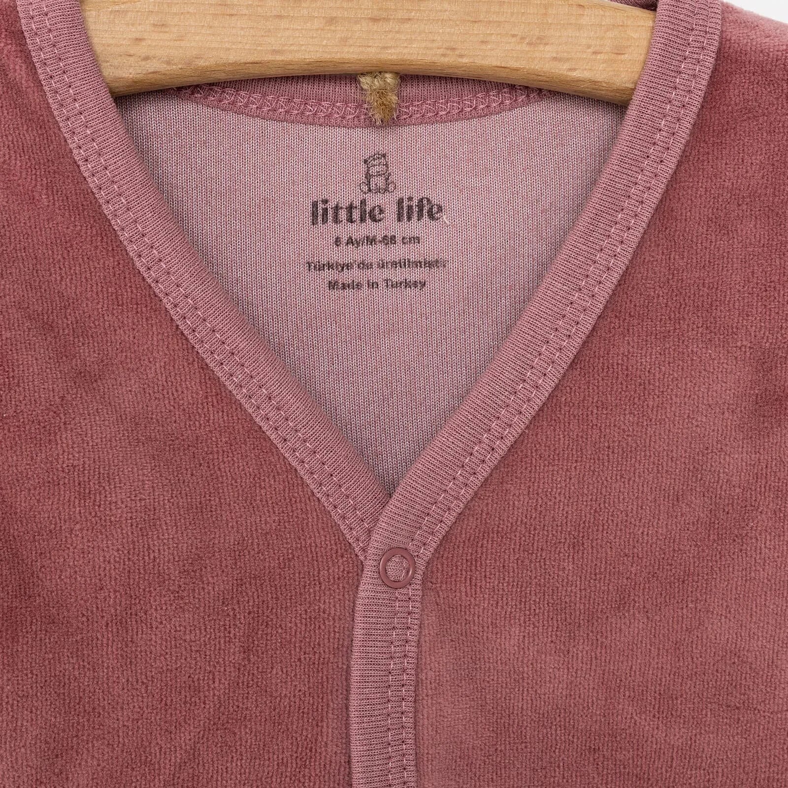 Little Life Newborn Girl Velvet Vest - Light Rose - ebebek - Black Friday