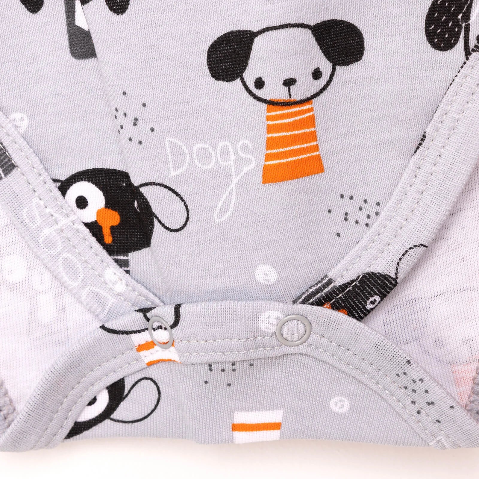 HelloBaby Basic Rib Short Sleeve Baby Bodysuit 2 Pcs - Grey - ebebek - Black Friday