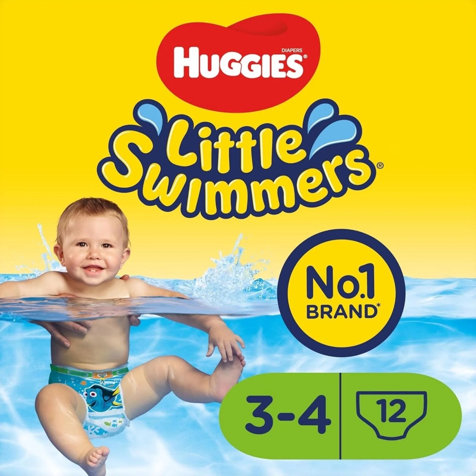 Huggies Little Swimmers Baby Size 3 - 4 Swim Pants - 12 nappies - ebebek - Black Friday