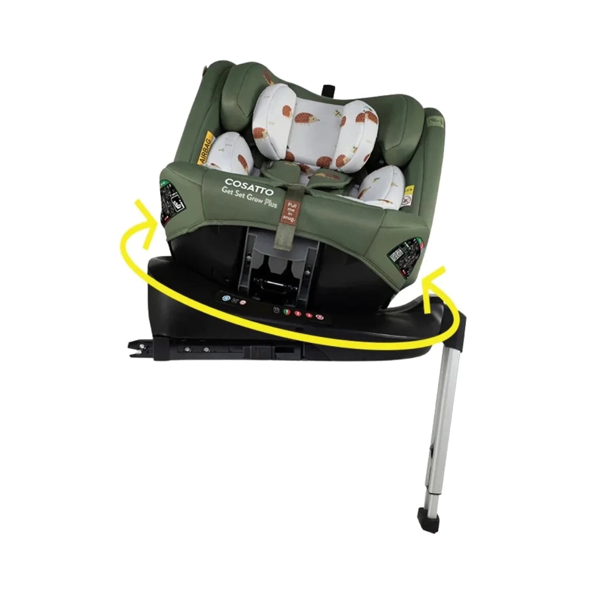 Cosatto Get Set Grow Plus i - Size Group 0+/1/2/3 360 Car Seat - Hoglet Hoglet - ebebek