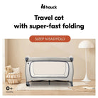 Hauck Sleep N Easyfold Travel Cot - Dark Grey Dark Grey - ebebek - Christmas
