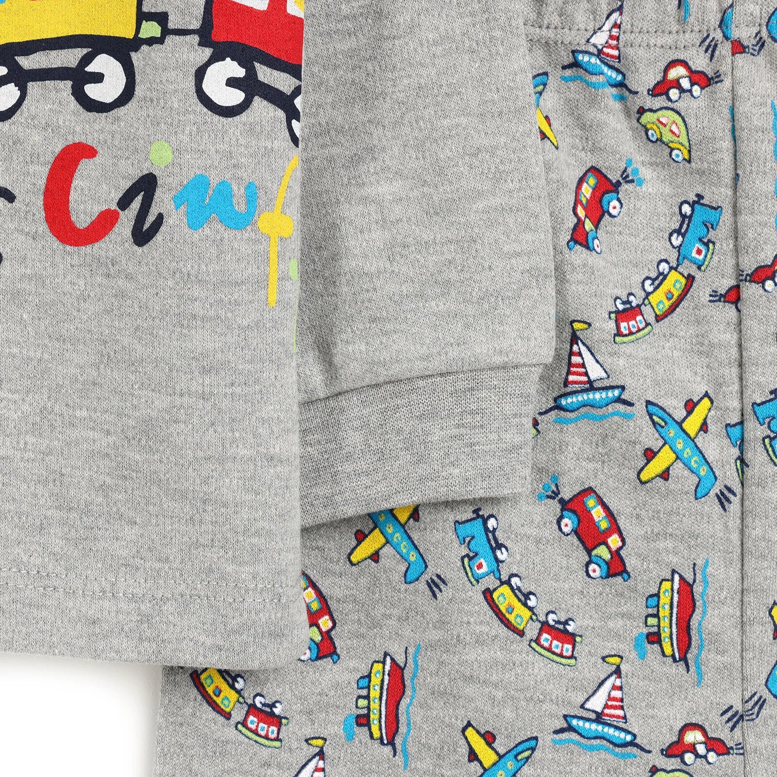 HelloBaby Basic Baby Boy Pyjamas - Grey Melange - ebebek - Black Friday