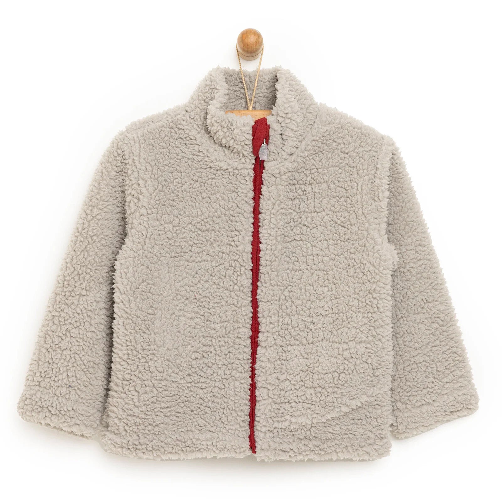 Luess Fleece Cardigan - Light Grey - ebebek - Black Friday