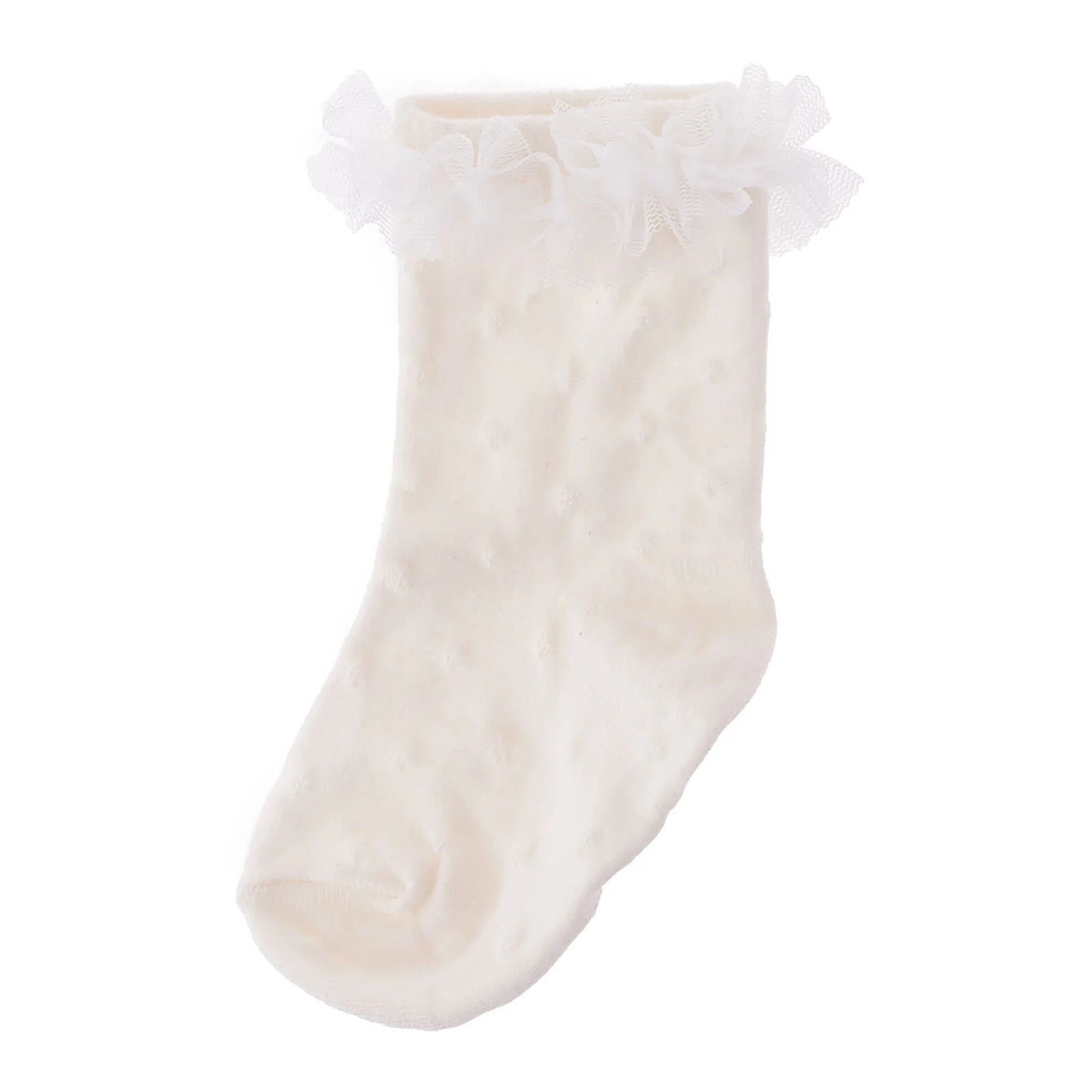 HelloBaby Girl Socks with Lace - White - ebebek - Black Friday