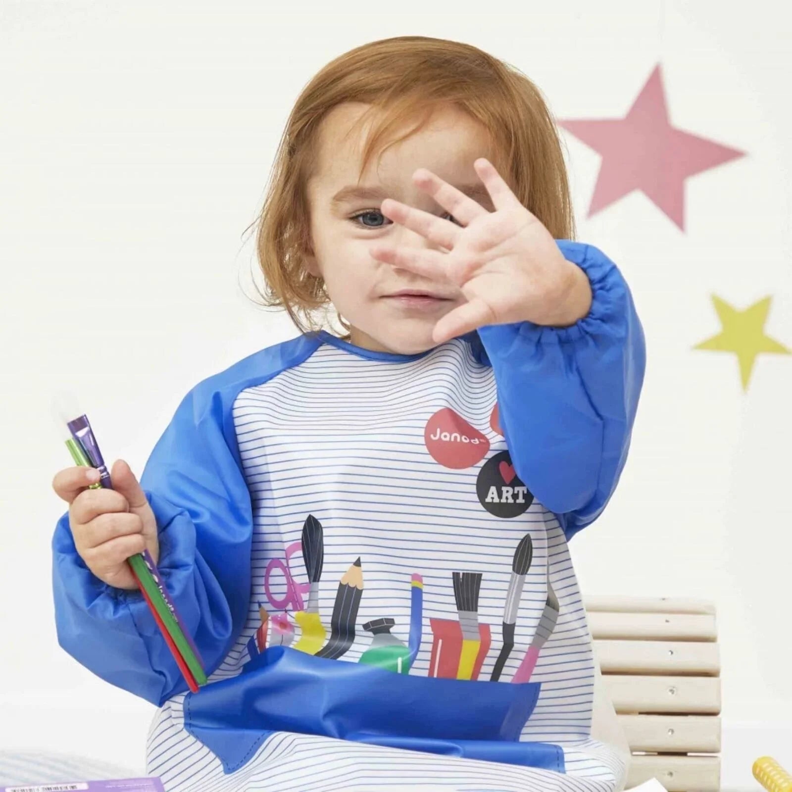 Janod Synthentic Paint Brushes 4 pcs - ebebek - Black Friday