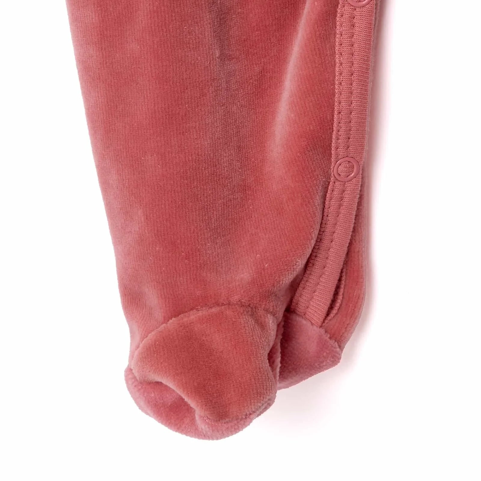 HelloBaby Girl Velvet Footed Jumpsuit - Light Rose - ebebek - Black Friday