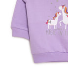 HelloBaby Baby Girl Unicorn Printed Sweatshirt - Purple - ebebek - Black Friday