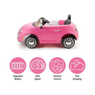 Xootz Fiat 500 12V Electric Ride On - Pink - ebebek - Black Friday