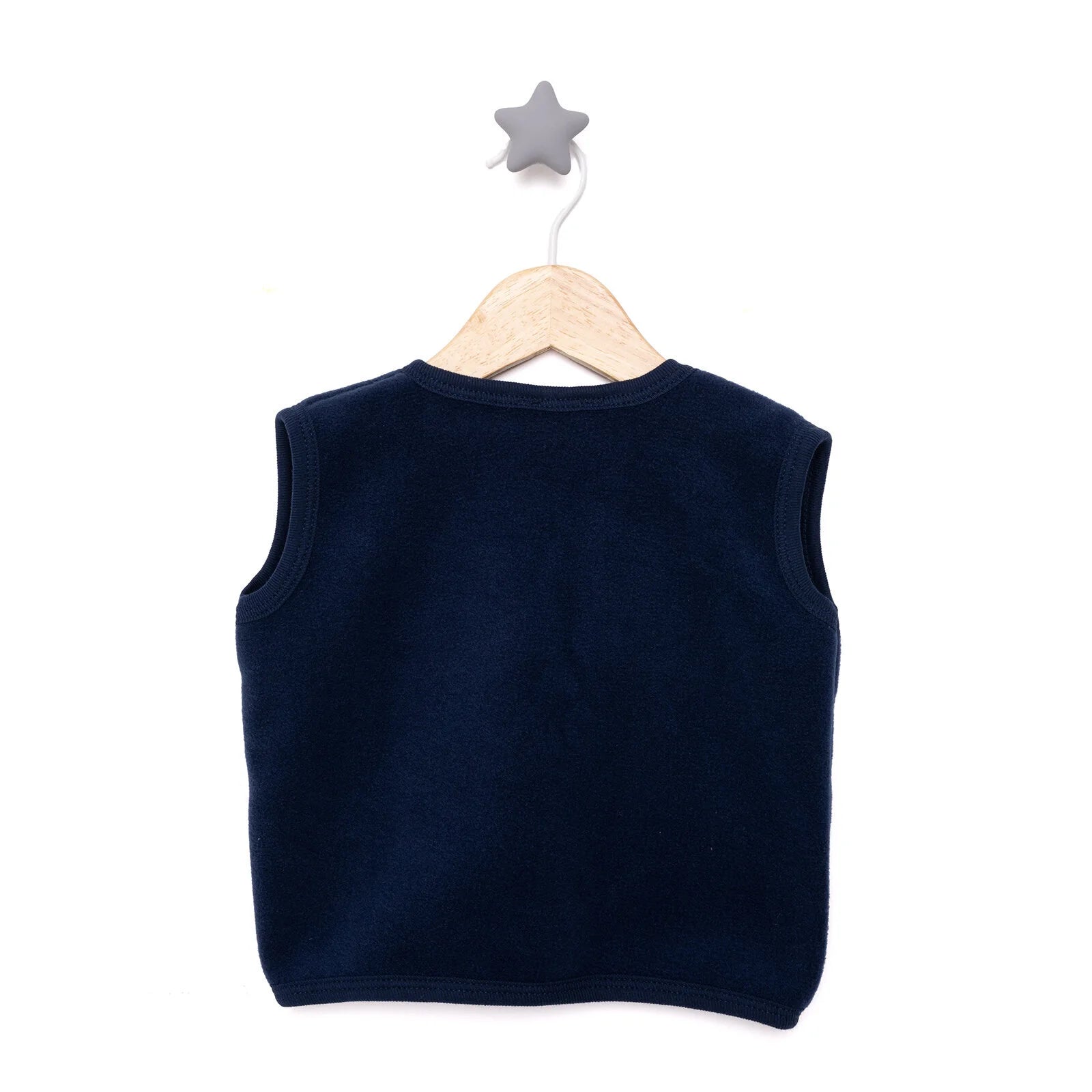 HelloBaby Basic Fleece Vest - Indigo - ebebek - Black Friday