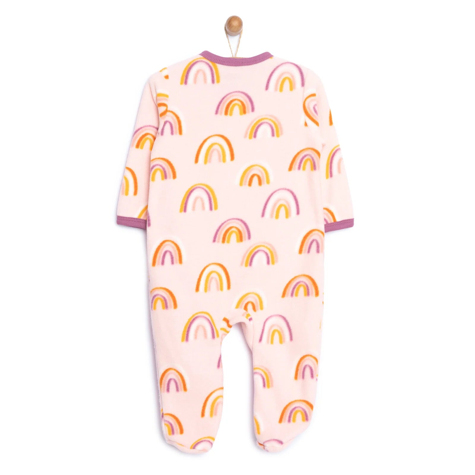 HelloBaby Newborn Baby Girl Fleece Footed Bottom - Pink - ebebek - Black Friday